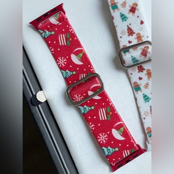 New Christmas Element Replacement Watchband Compatible With IWatch Series - Picture 8 of 9